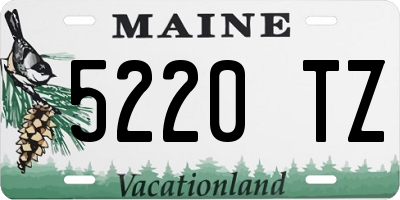 ME license plate 5220TZ