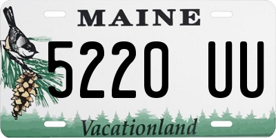 ME license plate 5220UU