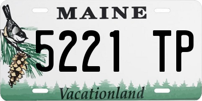 ME license plate 5221TP