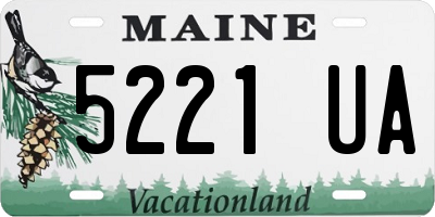 ME license plate 5221UA