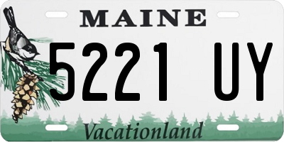 ME license plate 5221UY