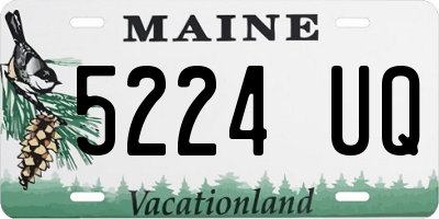 ME license plate 5224UQ