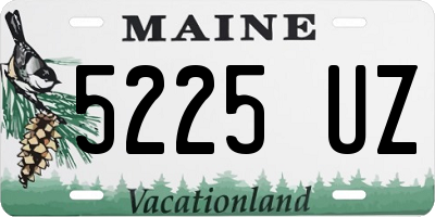 ME license plate 5225UZ