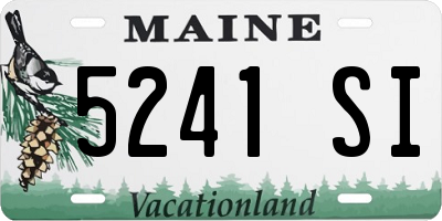 ME license plate 5241SI