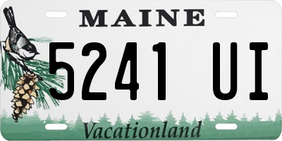 ME license plate 5241UI