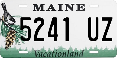 ME license plate 5241UZ