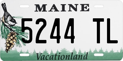 ME license plate 5244TL