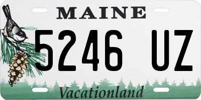 ME license plate 5246UZ