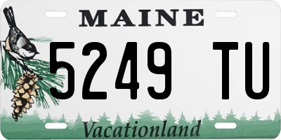 ME license plate 5249TU