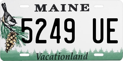ME license plate 5249UE