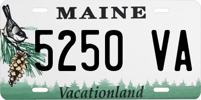 ME license plate 5250VA