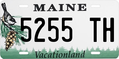 ME license plate 5255TH