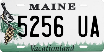 ME license plate 5256UA