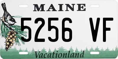 ME license plate 5256VF