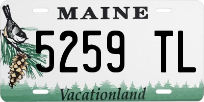 ME license plate 5259TL
