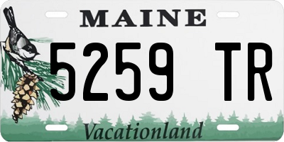 ME license plate 5259TR