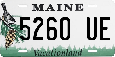 ME license plate 5260UE