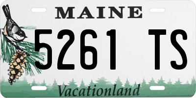 ME license plate 5261TS