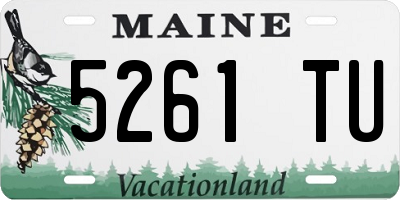 ME license plate 5261TU