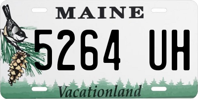 ME license plate 5264UH