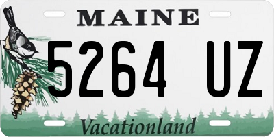 ME license plate 5264UZ