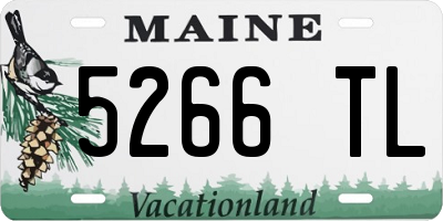 ME license plate 5266TL