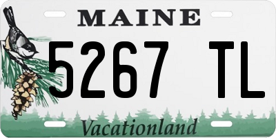 ME license plate 5267TL