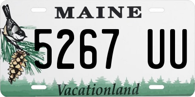 ME license plate 5267UU