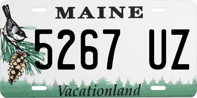 ME license plate 5267UZ