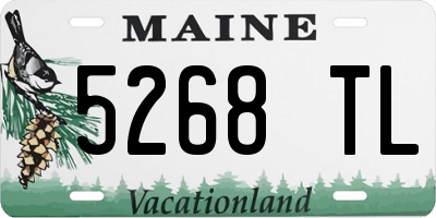 ME license plate 5268TL