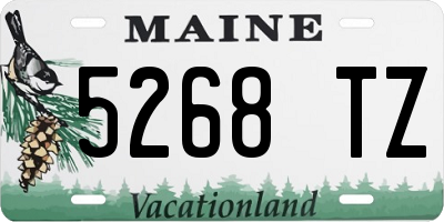 ME license plate 5268TZ