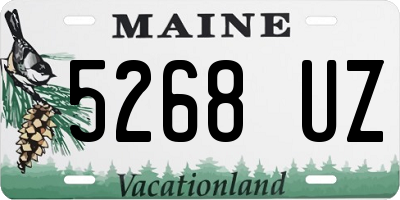 ME license plate 5268UZ