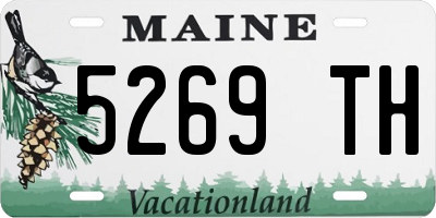 ME license plate 5269TH