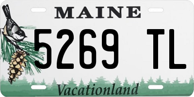 ME license plate 5269TL