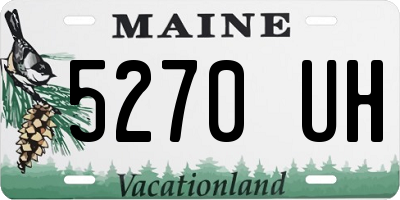 ME license plate 5270UH