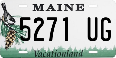 ME license plate 5271UG