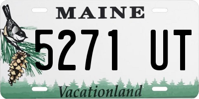 ME license plate 5271UT