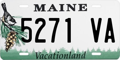 ME license plate 5271VA