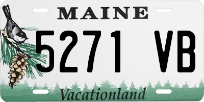 ME license plate 5271VB