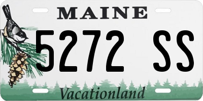 ME license plate 5272SS