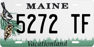 ME license plate 5272TF