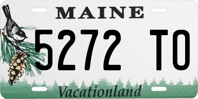 ME license plate 5272TO