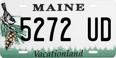 ME license plate 5272UD