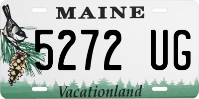 ME license plate 5272UG