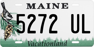 ME license plate 5272UL
