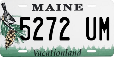 ME license plate 5272UM