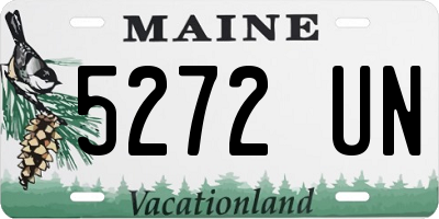 ME license plate 5272UN