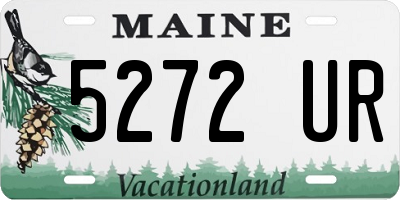 ME license plate 5272UR