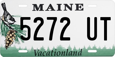 ME license plate 5272UT