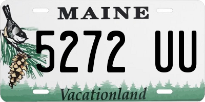 ME license plate 5272UU